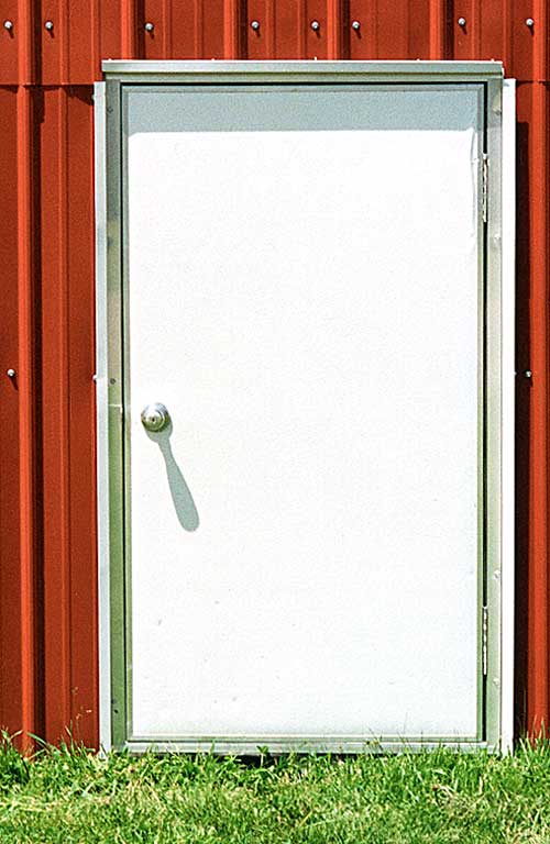 Walk doors and windows are optional