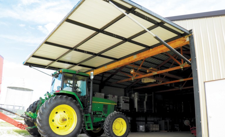 Bi-Fold No-Fold Hydraulic Doors for Agricultural Use