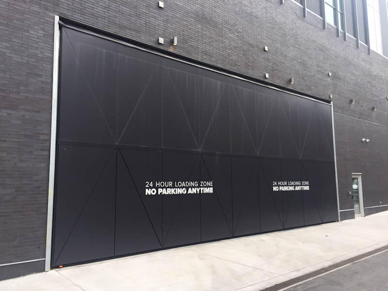 Bi-Fold Door on Commercial Building Downtown