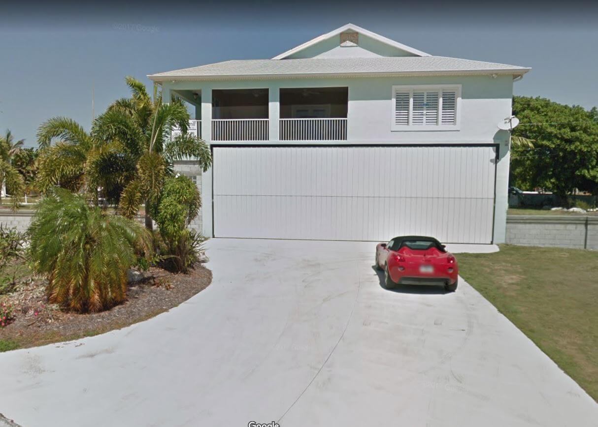 Airplane Hangar Door on Home in Florida