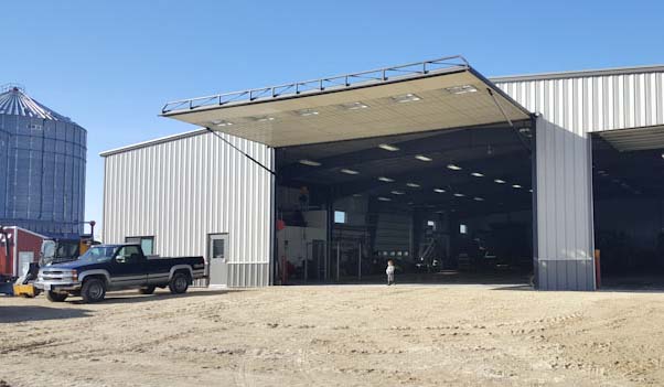 No-Fold Door at Acker Farm in Wisconsin